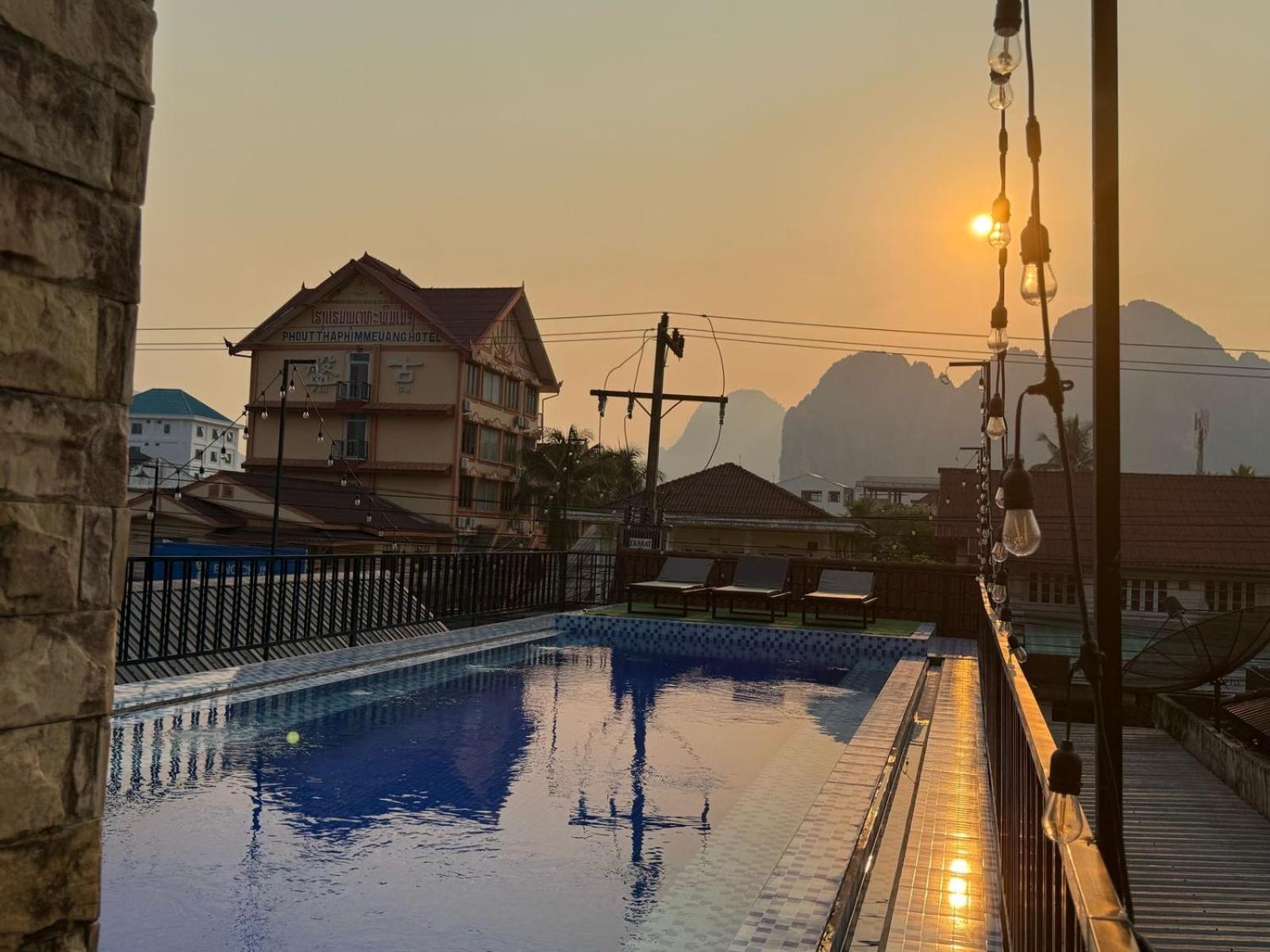 A P S Moutain View Hotel Vang Vieng Zewnętrze zdjęcie